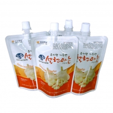 유자향 가득한 고흥 셀렌마늘 스파우트 파우치