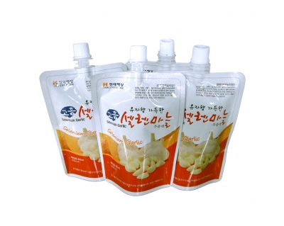 유자향 가득한 고흥 셀렌마늘 스파우트 파우치